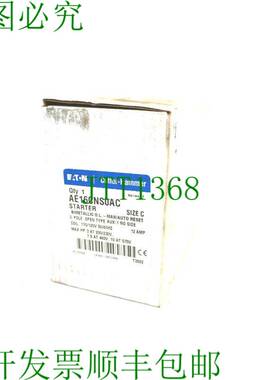原装供应CUTLER HAMMER AE16CNS0AC Starter 尺寸 C 3 极