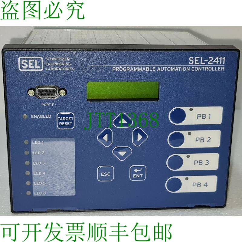 SEL-2411自动化控制器 P/N：241101A6X0X0X0X0031 1122050097