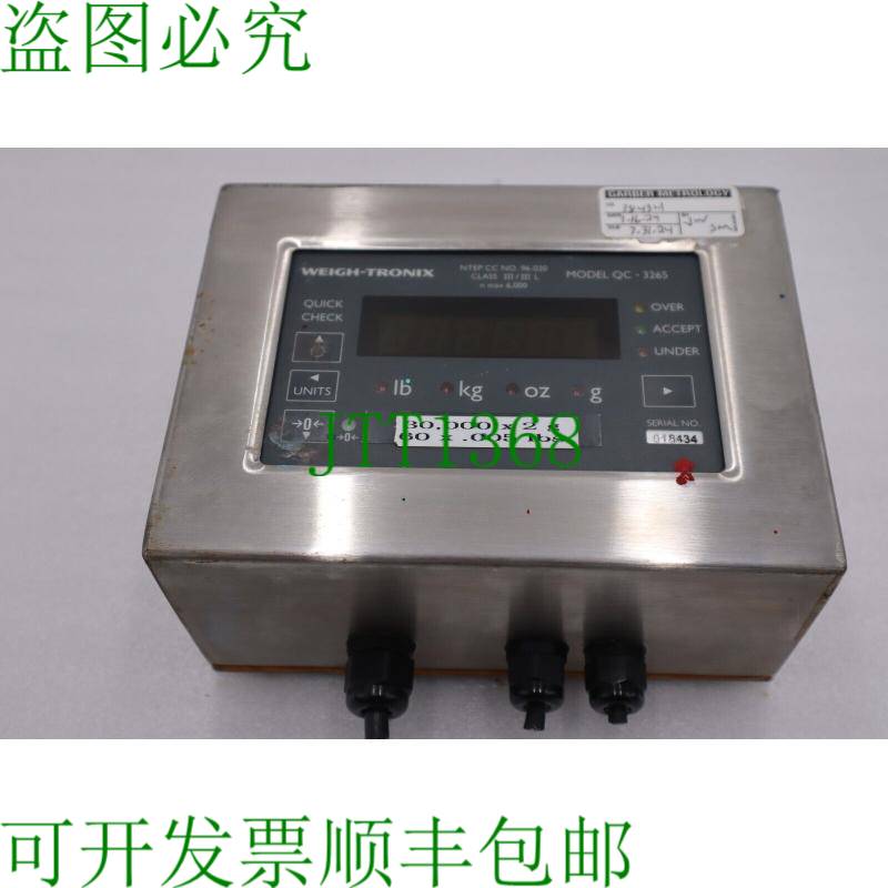 原装供应称重-Tronix QC3265 115VAC 0.5A 50/60HZ 3424-D