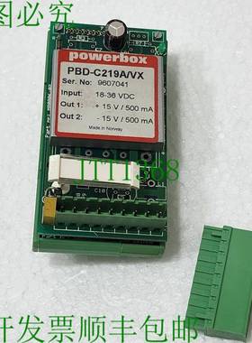 Kongsberg Simrad POWERBOX Pbd-c219a/VX DC/Dc 转换器模块 24 /