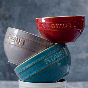 Staub珐宝陶瓷碗家用沙拉碗水果碗复古厨房汤碗饭碗餐具礼盒装