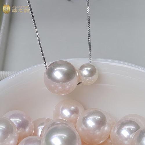 极光akoya海水珍珠路路通吊坠