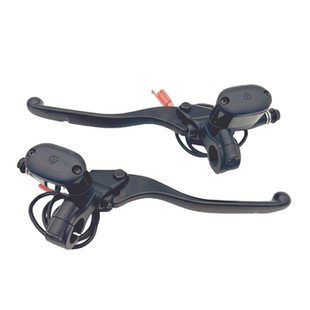 适用于台铃新国标电动车刹车上泵碟刹泵直出油茶色透明油壶