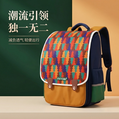 UIUIKUMO儿童减负护脊双肩包