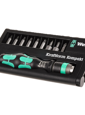 德国维拉WERA 电子微型组合螺丝批套装KK10十字梅花头056653