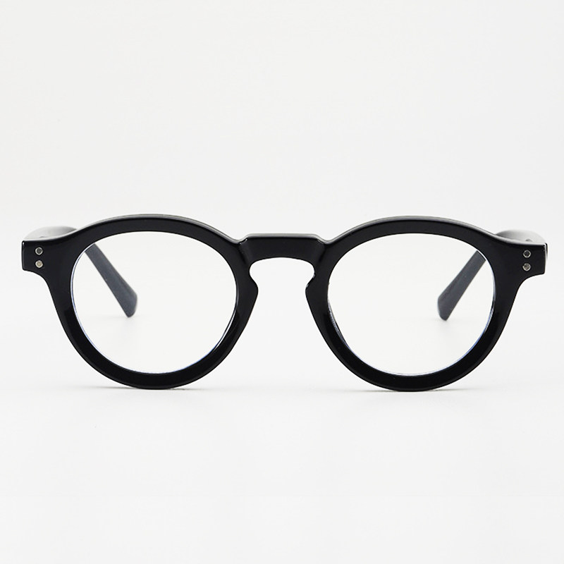 个性时尚防蓝光厚框老花镜男高档树脂片防过敏老花眼镜高清舒适