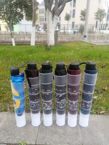 防水套折叠伞10塑料遮阳