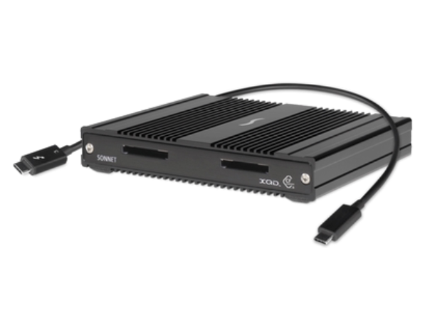 Sonnet专业双插槽雷电3 CFexpress 2.0类型 B/XQD Pro 专业读卡器
