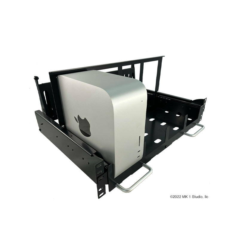 滑动MacStudio5U机架式安装