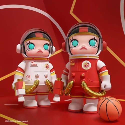 popmart泡泡玛特MEGA SPACE MOLLY 100% 中国国家女子篮球对潮玩