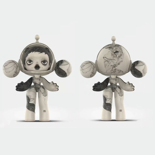 泡泡玛特sp埃贡·席勒1000%潮玩珍藏α Skull panda大娃摆件潮玩