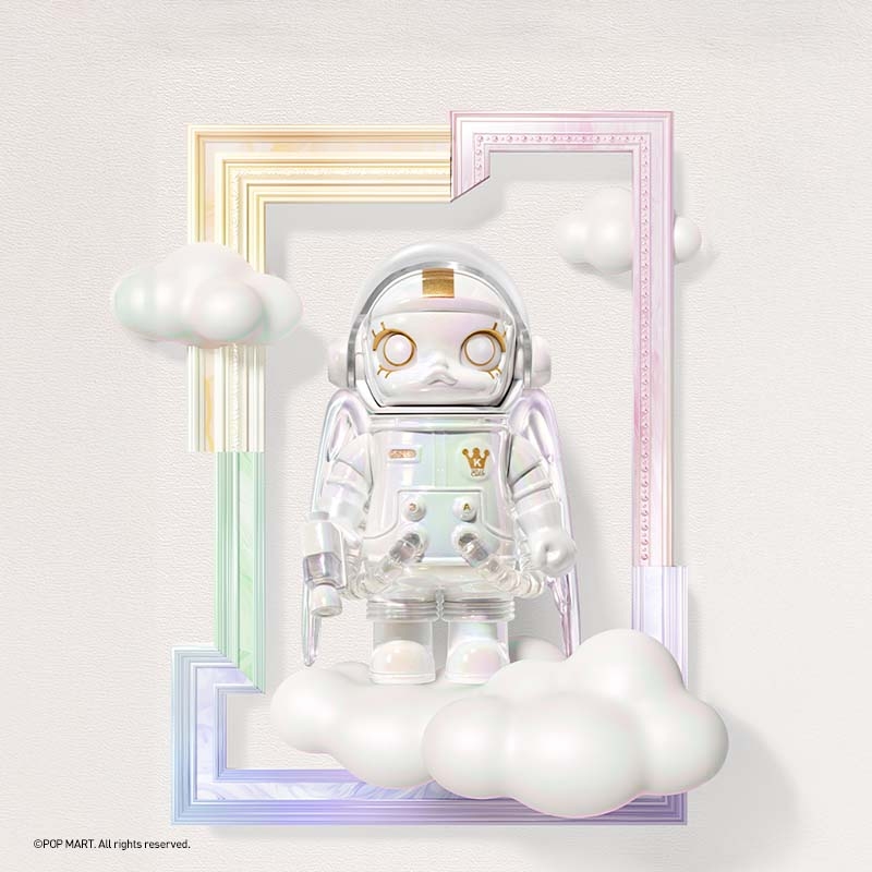 熊玩POPMART泡泡玛特MEGA SPACE MOLLY 100% 周年系列4盲盒玩具