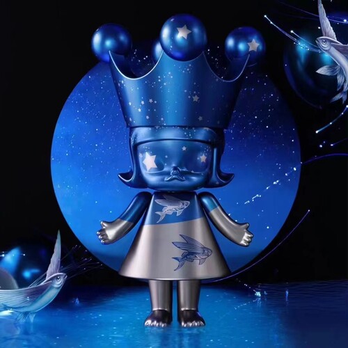 熊玩 泡泡玛特ROYAL MOLLY天星 香港限定潮玩大娃手办皇冠MEGA珍