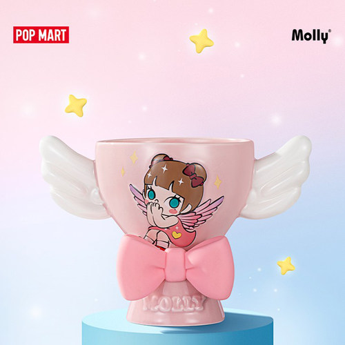 POPMART泡泡玛特 MOLLY 瞬间超能力系列陶瓷杯家居周边可爱水杯