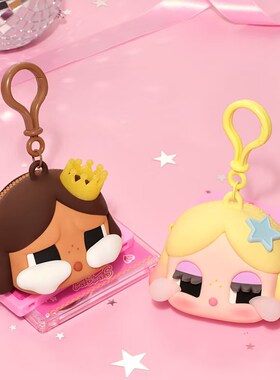 POPMART泡泡玛特Crybaby Shiny Shiny系列哭娃潮玩耳机包挂件潮玩
