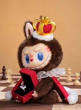 POPMART泡泡玛特LABUBU象棋大冒险 拉布布搪胶毛绒公仔吊卡潮玩