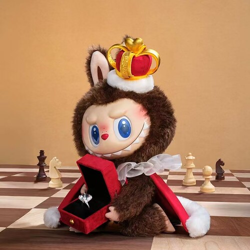 POPMART泡泡玛特LABUBU象棋大冒险 拉布布搪胶毛绒公仔吊卡潮玩