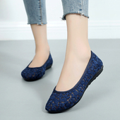 女老北京软底凉鞋 妈妈鞋 舒适镂空老年鞋 春季 夏季 布鞋 单鞋 新款