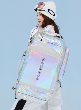 XXX滑雪双肩背包可挂板大容量防水单双板滑雪包干湿登山雪具包55L