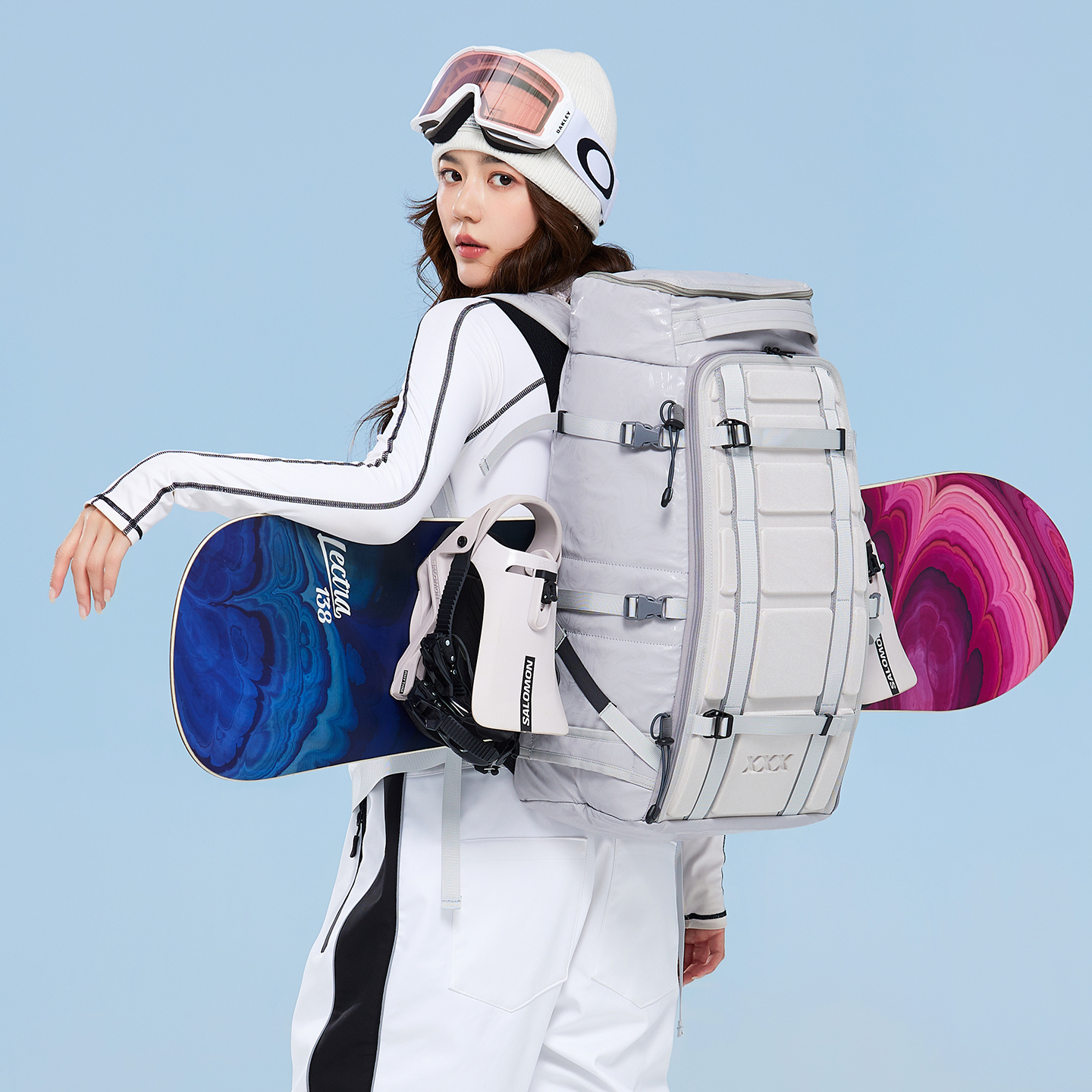 可背单双板双肩滑雪背包XXXsnow