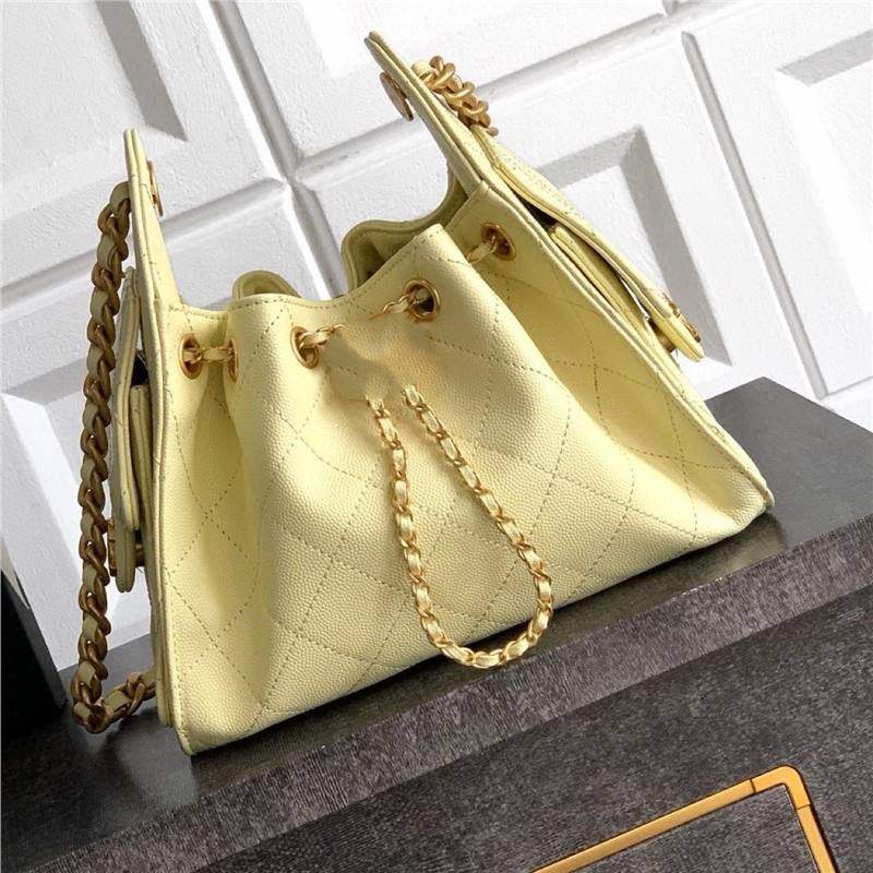 新款25chobo饺子包链条腋下单肩包高品质头层油蜡皮抽绳水桶包,箱包皮具/热销女包/男包,通用款女包,淘宝优惠券,粉丝福利购,淘宝优惠卷