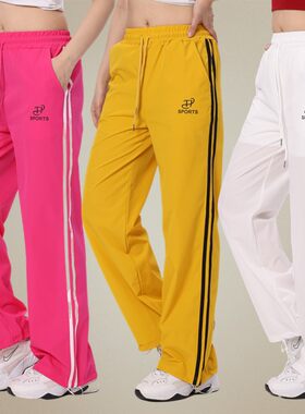 广场舞服装夏季薄款阔腿宽松裤