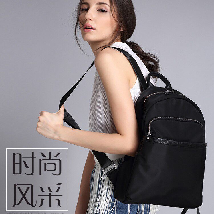 女式双肩包牛津布新款女包韩版休双肩背包