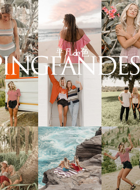 capture one样式人像旅行明亮奶油绿色调调色滤镜c1飞思预设CO636