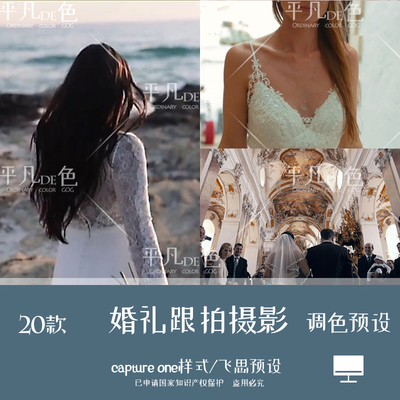 captureone样式婚礼跟拍旅拍人肖像风光调色滤镜C1飞思预设CO230