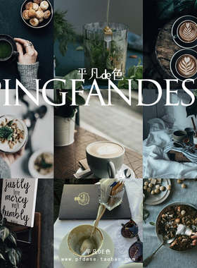 captureone样式 咖啡厅西餐探店胶片美食调色滤镜c1飞思预设CO581