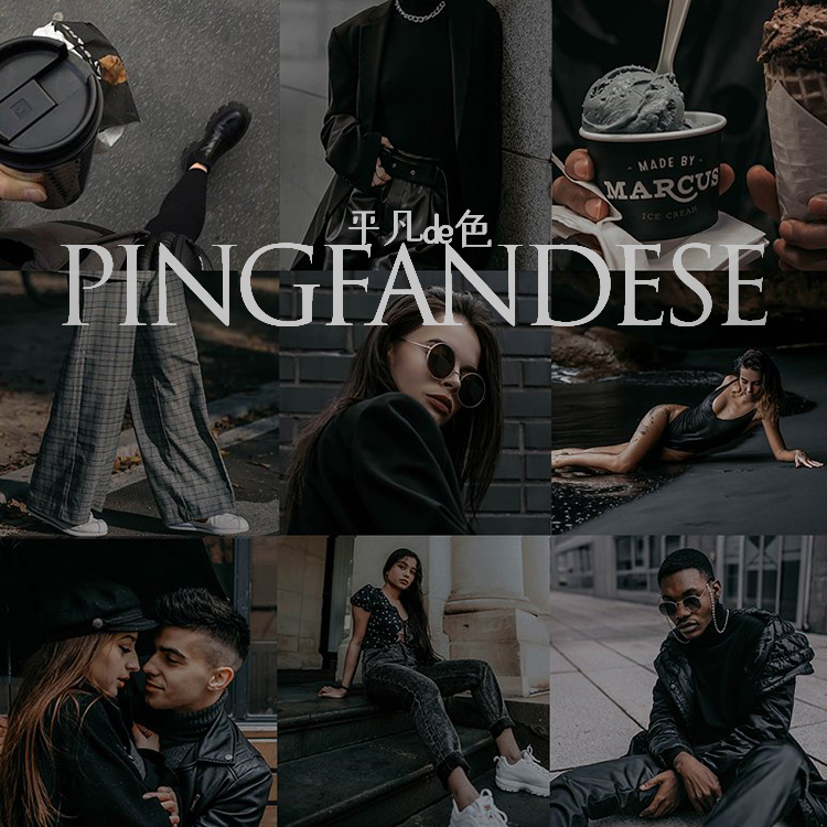 capture one样式棚拍时尚柔和黑人像摄影调色滤镜C1飞思样式CO673