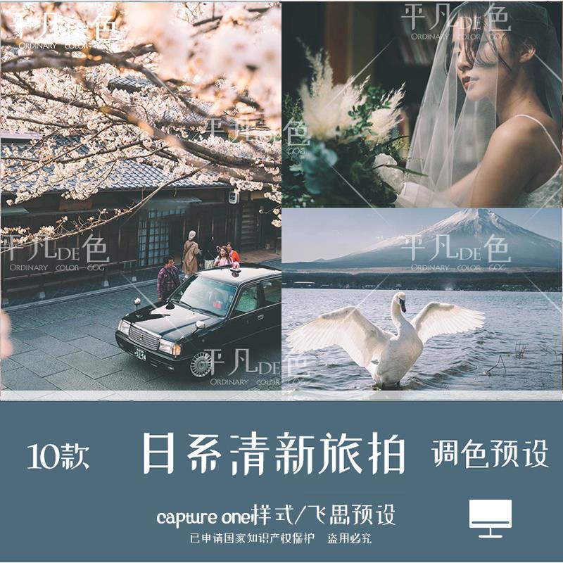 capture one样式日系小清新人像街道风景胶调色 C1飞思样式CO826