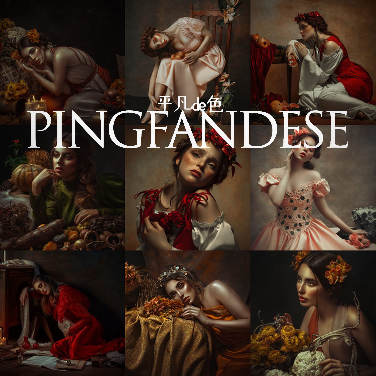 capture one样式 文艺复兴复古油画艺术调色滤镜 C1飞思样式CO692