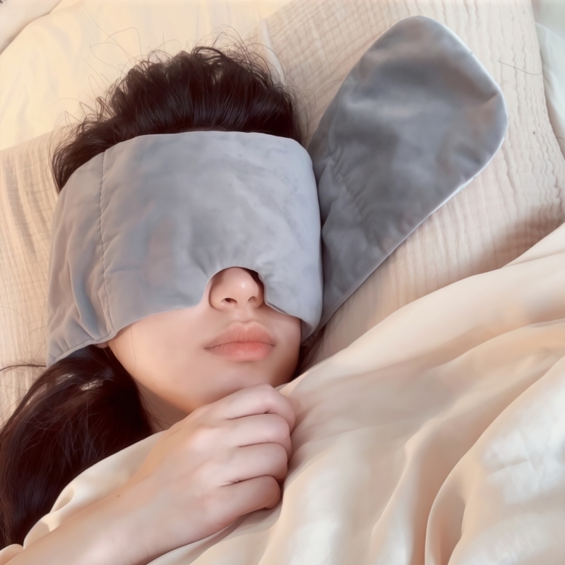 【睡觉搭子】重力眼罩遮光助深度睡眠头巾缓解眼疲劳助眠睡觉女生