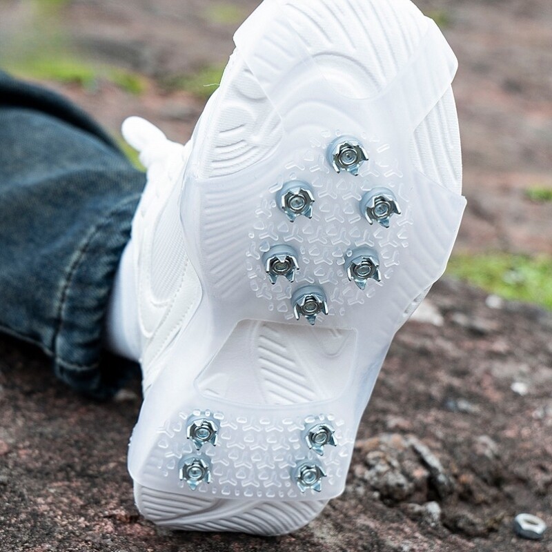 厂家直销户外冰爪鞋套防滑神器雪地攀岩鞋钉登山雪爪简易5810齿