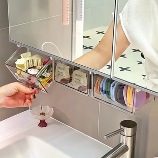 发圈发夹收纳神器卫生间壁挂收纳盒浴室挂墙上墙发饰收纳置物架