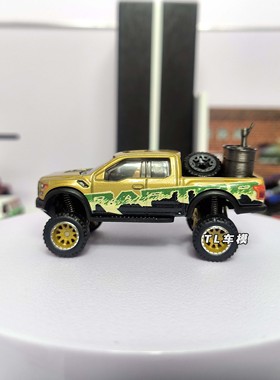 风火轮福特猛禽F150改装1:64车模避震改装越野车改装胶胎