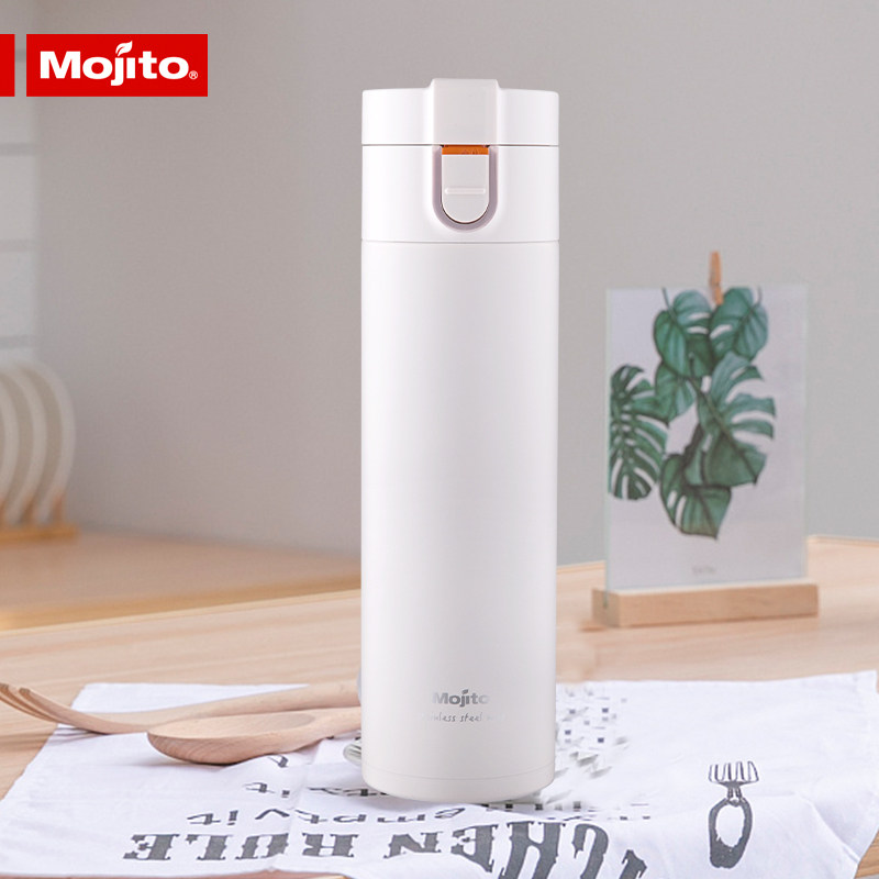 日本mojito智能杯随行杯保温杯男女士便携高档情侣简约ins原宿风