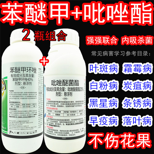 40%苯醚甲环唑吡唑醚菌酯杀菌剂