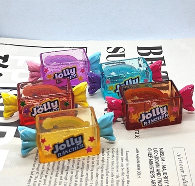 定制JOLLY糖果盒子diy仿真微缩食玩树脂配件奶油胶捏捏装饰摆件