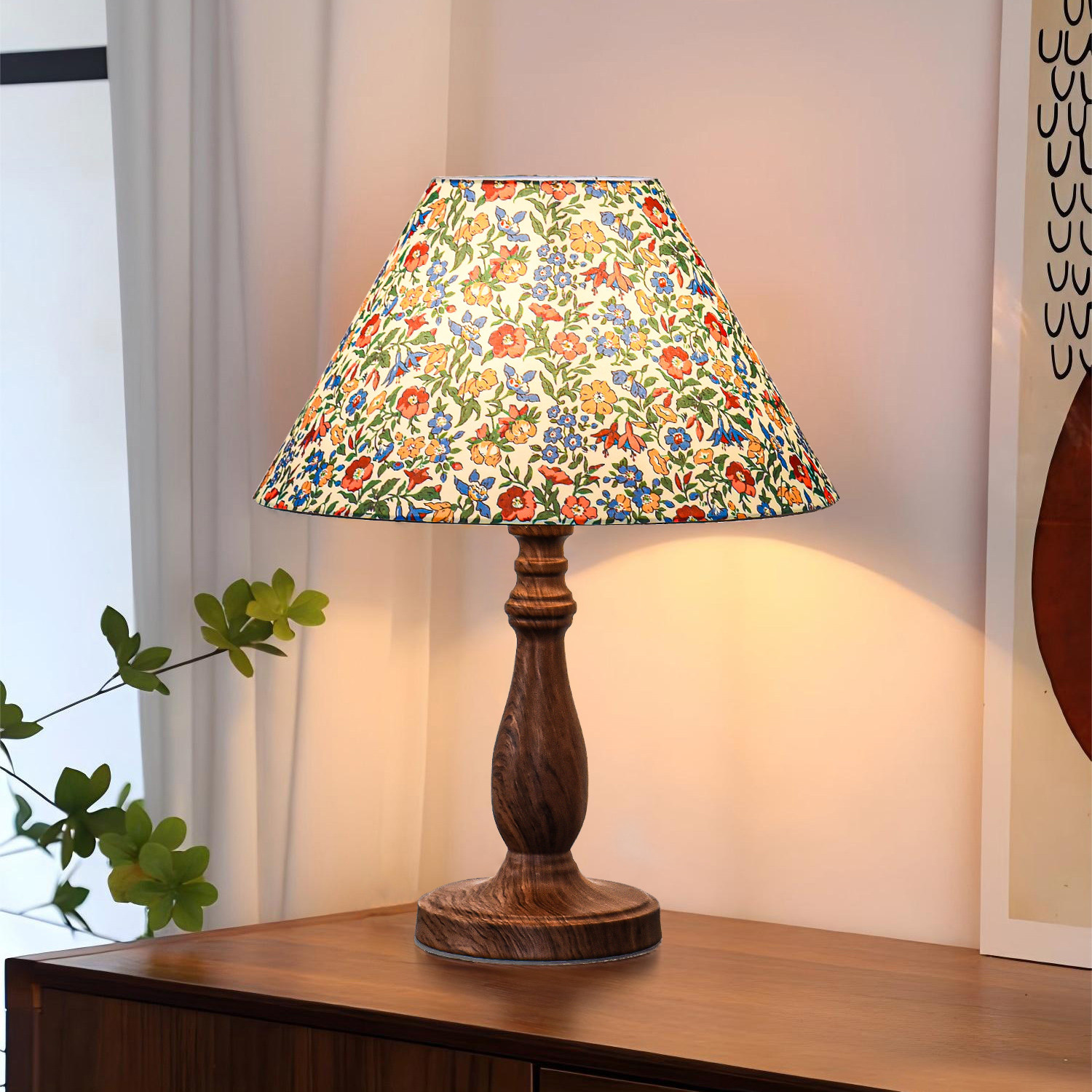 中古田园风台灯卧室床头柜灯轻奢高级感美式复古温馨氛围小夜灯,家装灯饰光源,装饰台灯,淘宝优惠券,粉丝福利购,淘宝优惠卷