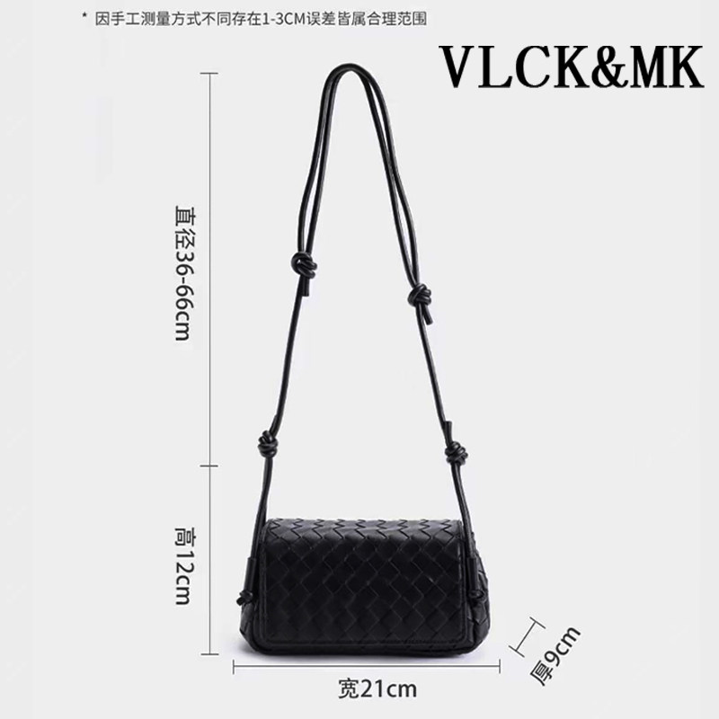 羊皮编织Notturno贝壳女包大容量