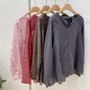 意大利设计师DIANA VREELAND 真丝+棉衬衫  C1-1002