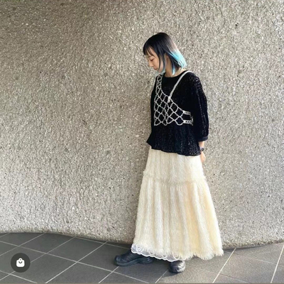 heki特价 毛毛上衣半裙  谁买谁划算 6wan一套A1-258