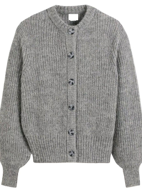 出口北欧！羊驼毛 圆领毛衣开衫和小V领开衫E2-3-4