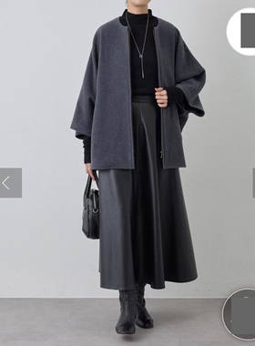 日本单BEARDSLEY 2.5W pu蛋白小羊皮手感 两色半裙D3-2-11