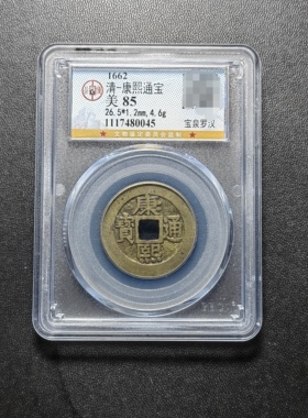 康熙通宝85分 宝泉罗汉钱（1 0045）