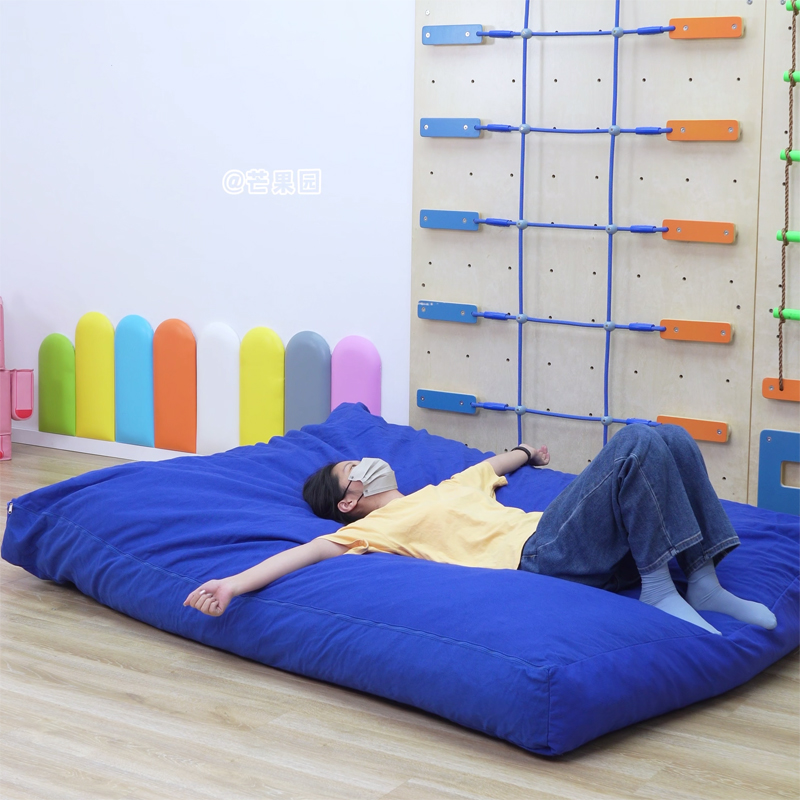 海绵豆袋垫攀爬安全沙发垫幼儿园感统训练攀岩防护地垫加厚大垫子