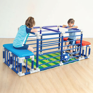 格乐普双人足球对抗赛幼儿园团队协力合作儿童感统手眼协调能力