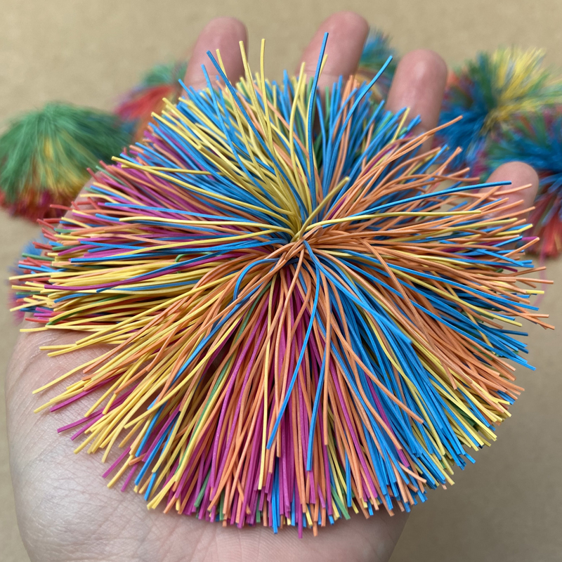 橡筋毛毛球幼儿园体育体育器材